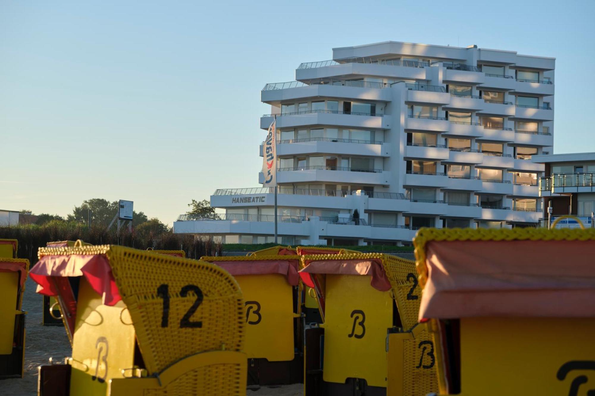 Apartment Im Haus Hanseatic Mit Meerblick Am Duhner Sandstrand Cuxhaven Esterno foto