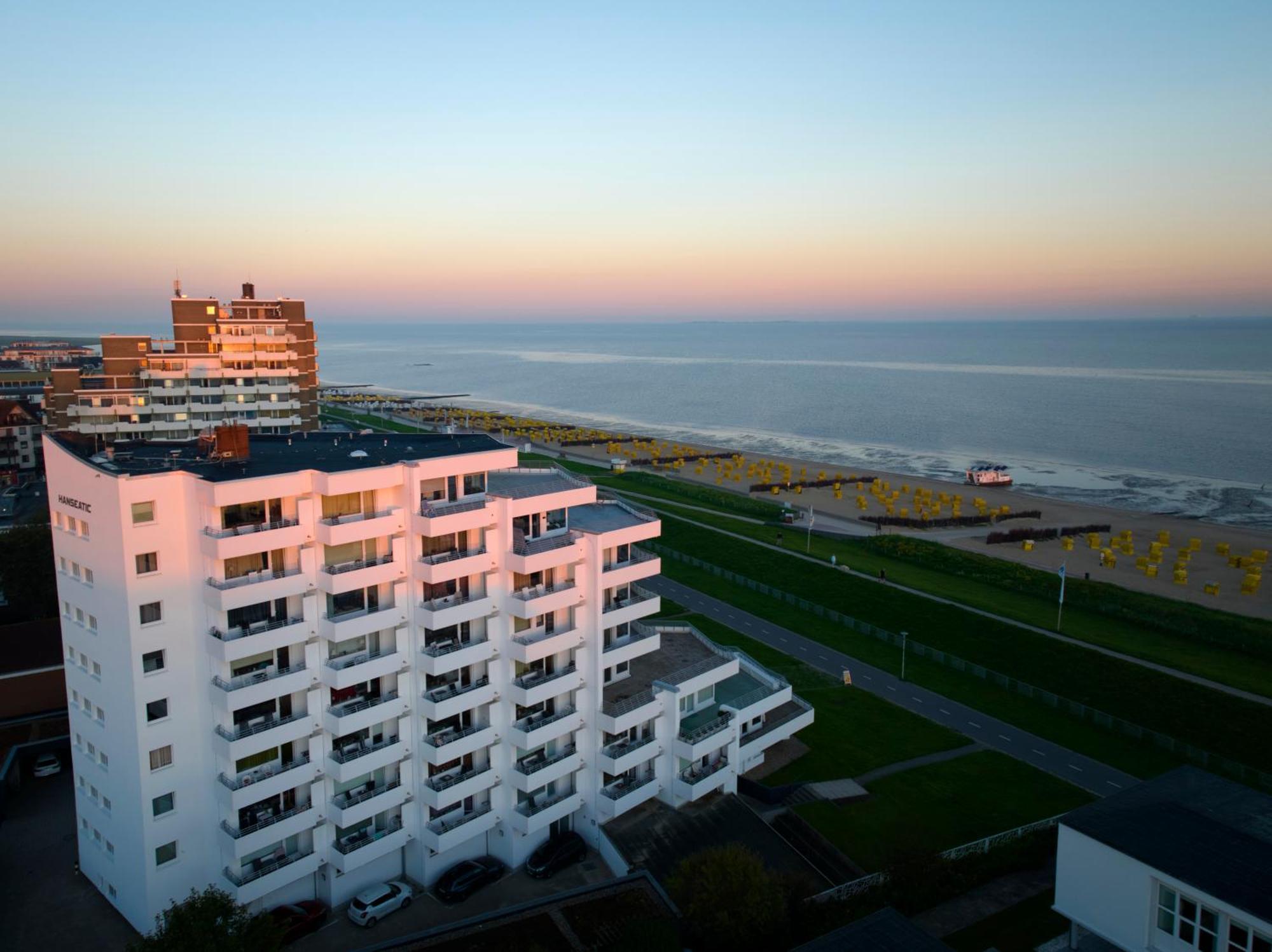 Apartment Im Haus Hanseatic Mit Meerblick Am Duhner Sandstrand Cuxhaven Esterno foto